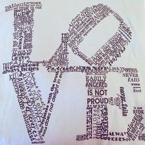 Christian LOVE hooded sweatshirt